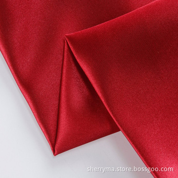 Multicolor shine woven silk fabric weeding satin